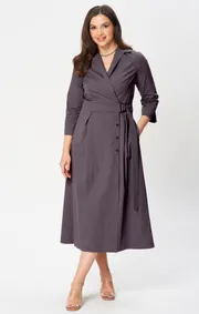 Sukienka Verita moda #N-2348 baklazhan