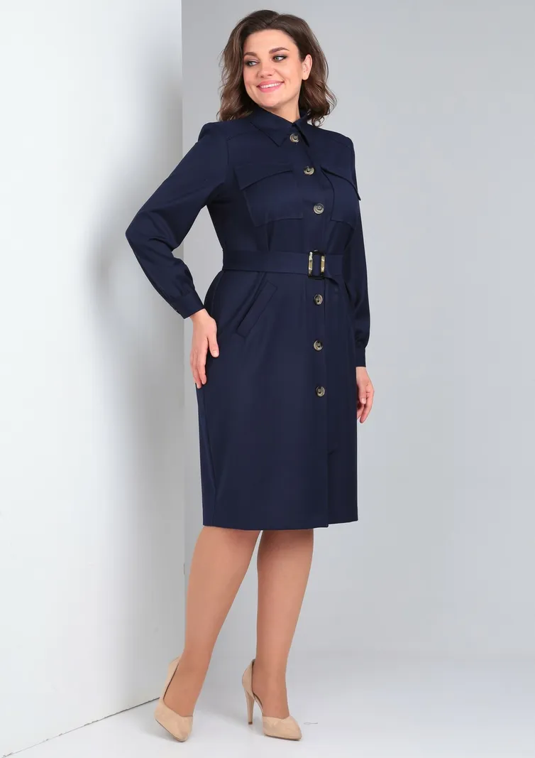 Sukienka Vilena-fashion #831 temno-sinij