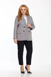 Zestaw Vilena-fashion #742 seryj+tyomno-sinij