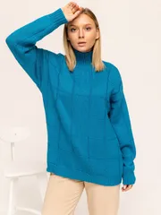 Jumper Romgil #TZ854Sh yarko-sinij