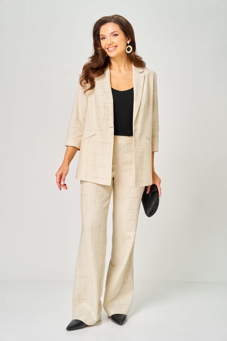 Set LeNata #20554 bezhevyj v kletku