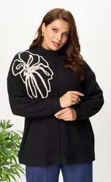 Джемпер Ava fashion М-152 черный