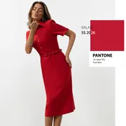 Dress CHARUTTI #Modnyj xod (yarkaya, s remeshkom)