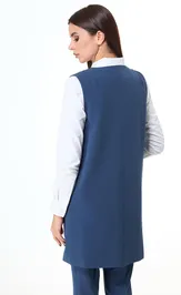 Жилет Anelli Laurel 1036 темно-бирюзовый