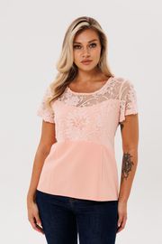 Блуза Anelli Laurel арт. 1653 персиковая дымка