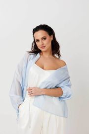 Блуза MiSlana арт. 1300 голубой