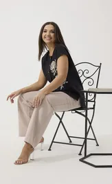 Set Ma Cherie 3165 chernyj+bezhevyj
