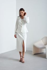 Костюм Леди лайн арт. 5126 молочный