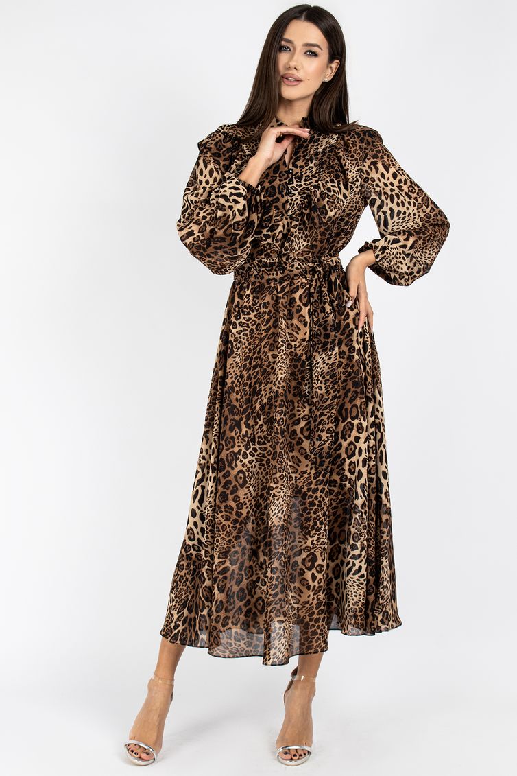 Sukienka VIZAVI #813.2 leopard
