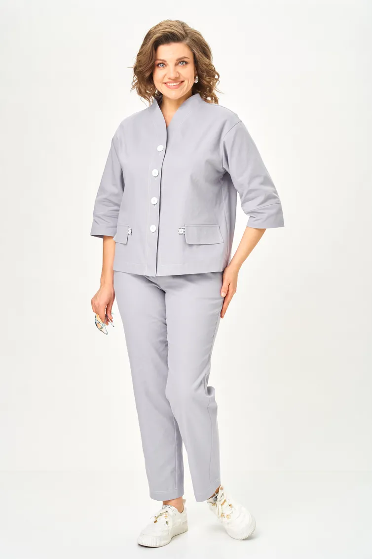 Костюм Vilena-fashion арт. 1159 серый