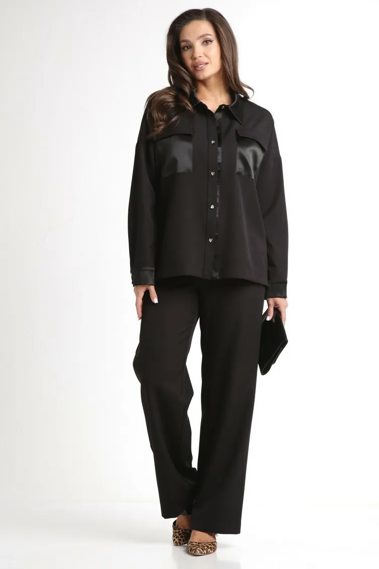 Garnitur Ladis Line #1534 chernyj