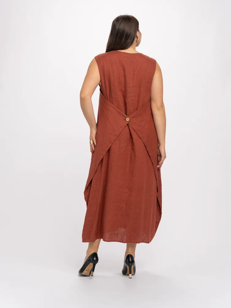 Платье FASHION CENTRE арт. Л-4258/Терракот