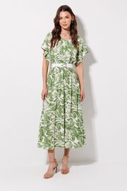 Платье Люше арт. 4381 зеленый