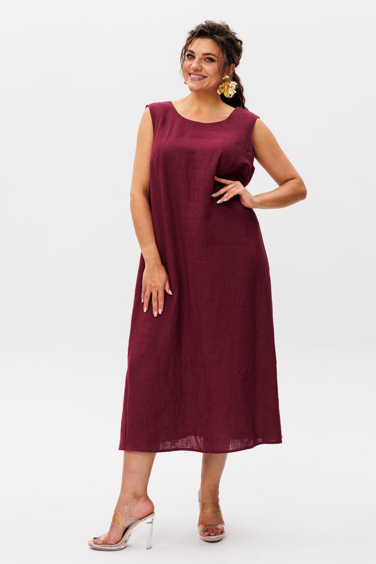 Платье Anelli Laurel арт. 1472 вишневый сумрак