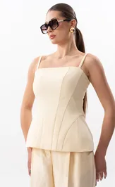 Корсет SILVERSPICE S-7633 светло-желтый