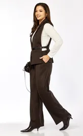 Suit Rishelie 1012 shokolad