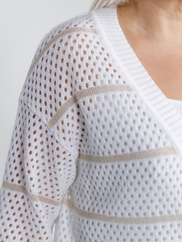 Sweter BONADI #1819 belyj