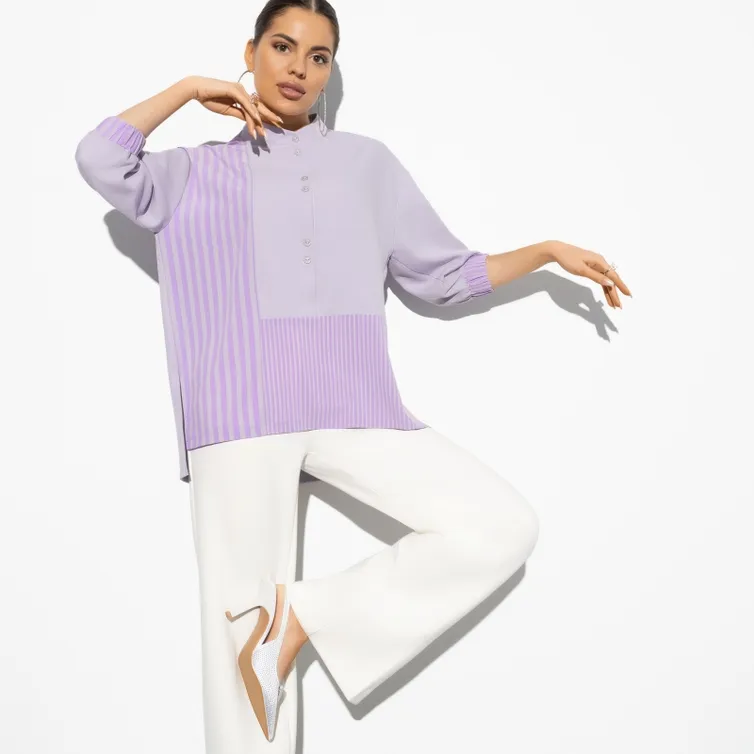 Koszula CHARUTTI #Stilnyj imidzh (sweet lilac)