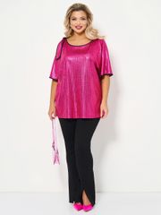Tunic DORA plus #0184-5 malinovo-rozovyj