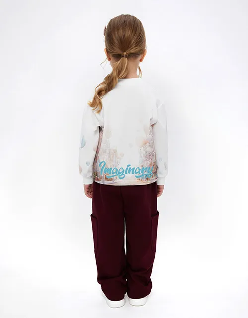 Spodnie Bell Bimbo #242026 bordo