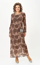 Dress Aira Style 24430 kapuchino