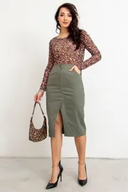 Blouses & tounics TOOK A LOOK & Angelika #Bluza AV-08s leo