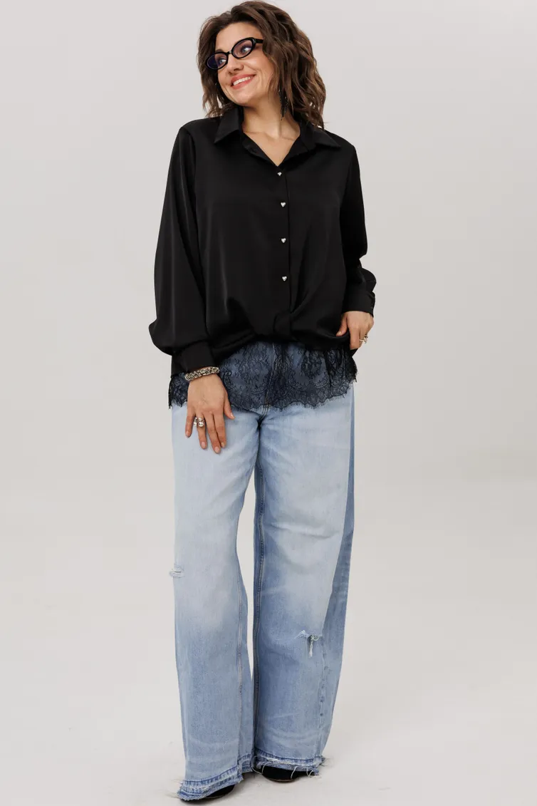 Blouse Anelli Laurel #1663 glyancevyj agat