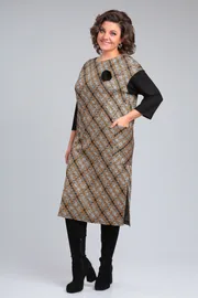 Платье Michel Chic арт. 2150 черн/горч
