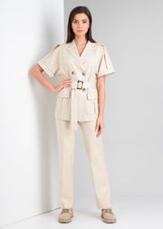Костюм Vilena-fashion арт. 802 кремовый