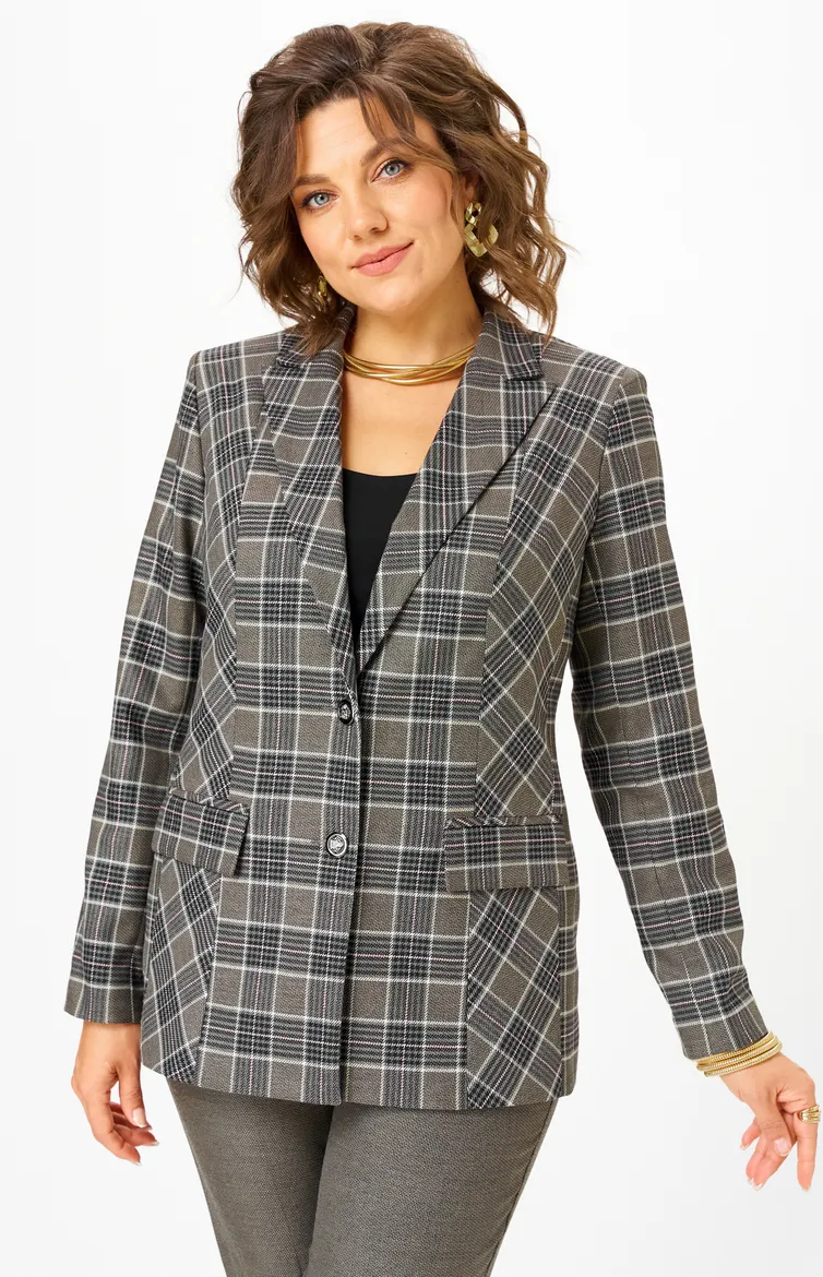 Zestaw BelElStyle #412-314/609-323 korichnevaya kletka