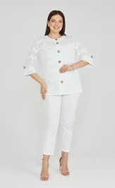 Sweter BONADI 2187 belyj