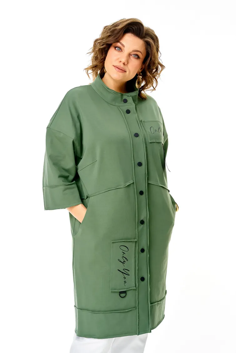 Cardigan Rumoda #2019 svetlo-zelenyj