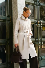 Coat Beautiful & Free #9029 molochnyj