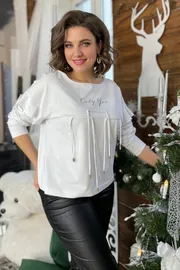 Skoczek Rumoda #2059 (dlinnyj rukav) belyj