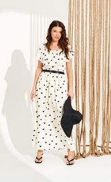 Платье Elletto Life 11137 молочно-черный