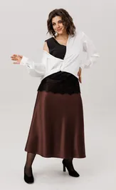 Юбка Anelli Laurel 1808 горький шоколад