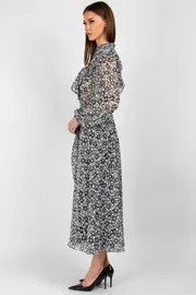 Dress VIZAVI #833 cherno-belyj