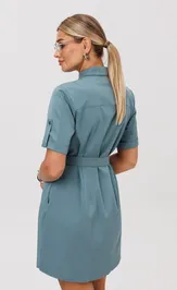 Платье Anelli Laurel 1651 винтажный голубой