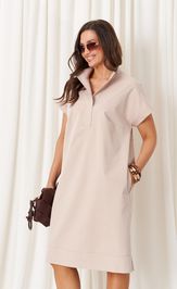 Dress PND 86183 bezhevyj