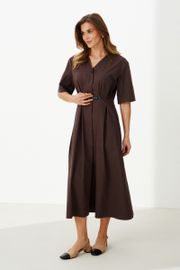 Платье Panda арт. 122680 коричневый