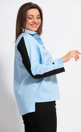 Блуза BegiModa 4056 голубой