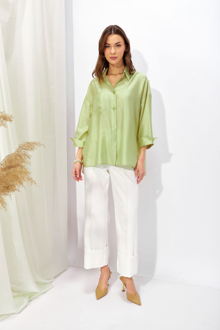 Блузка Люше арт. 4323 салатовый