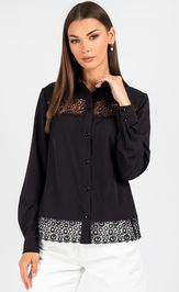 Blouse VIZAVI 737 chernyj