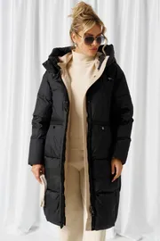 Coat Beautiful & Free #1019 chernyj