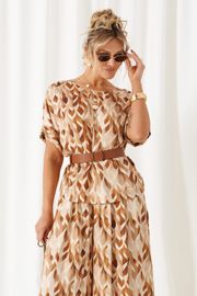 Костюм Beautiful & Free арт. 6464 бежево-ореховый