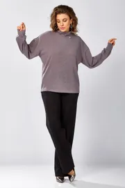 Лонгслив BegiModa #4156 fioletovyj pepel
