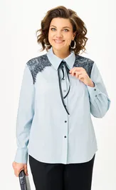 Blouse Bello style 5-008-blue