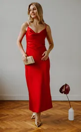 Dress AEQU 170003-red