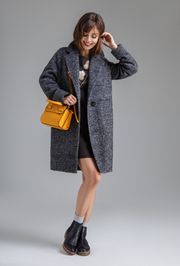 Coat PAPAYA #P1023F ser elochka