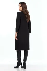 Sukienka Vilena-fashion #1021 chernyj+leopard